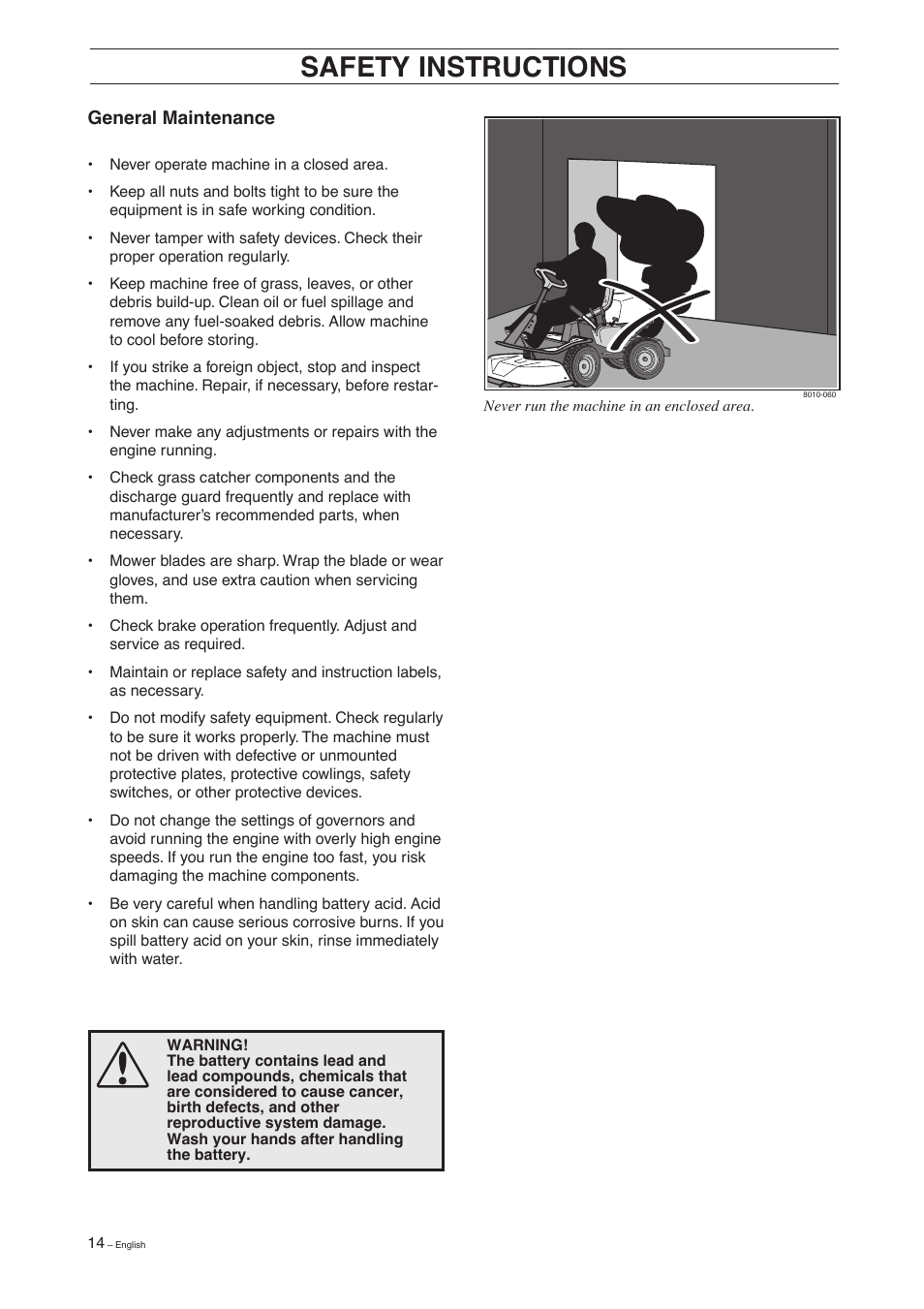 Safety instructions | Husqvarna 155 User Manual | Page 16 / 60