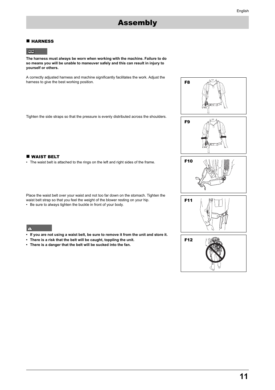 Assembly | Husqvarna 170BT User Manual | Page 11 / 17