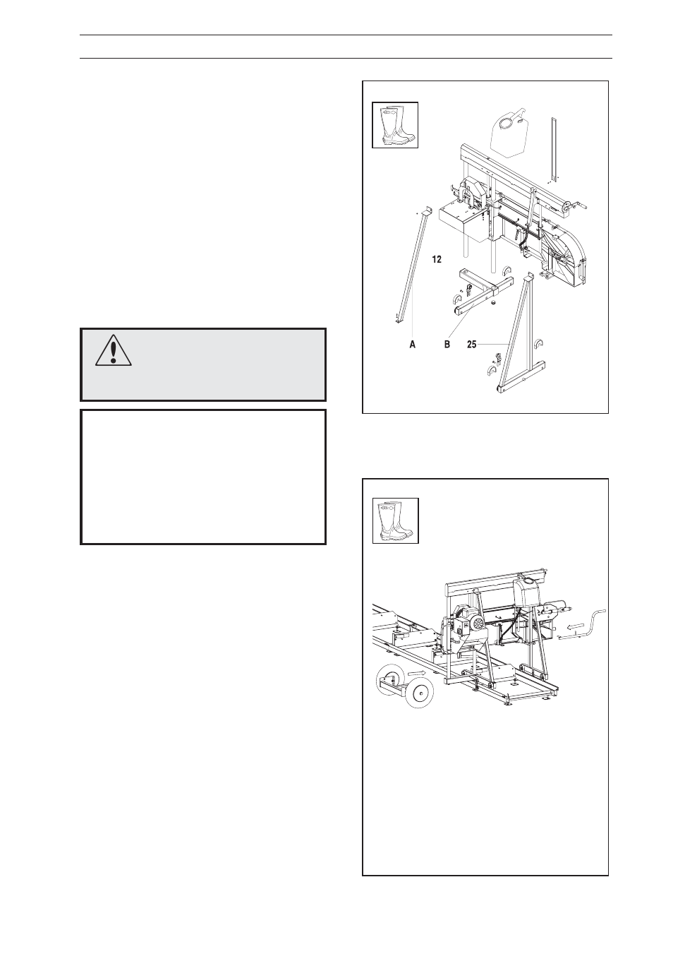 Installation, Saw carriage | Husqvarna SMB 70 User Manual | Page 17 / 40