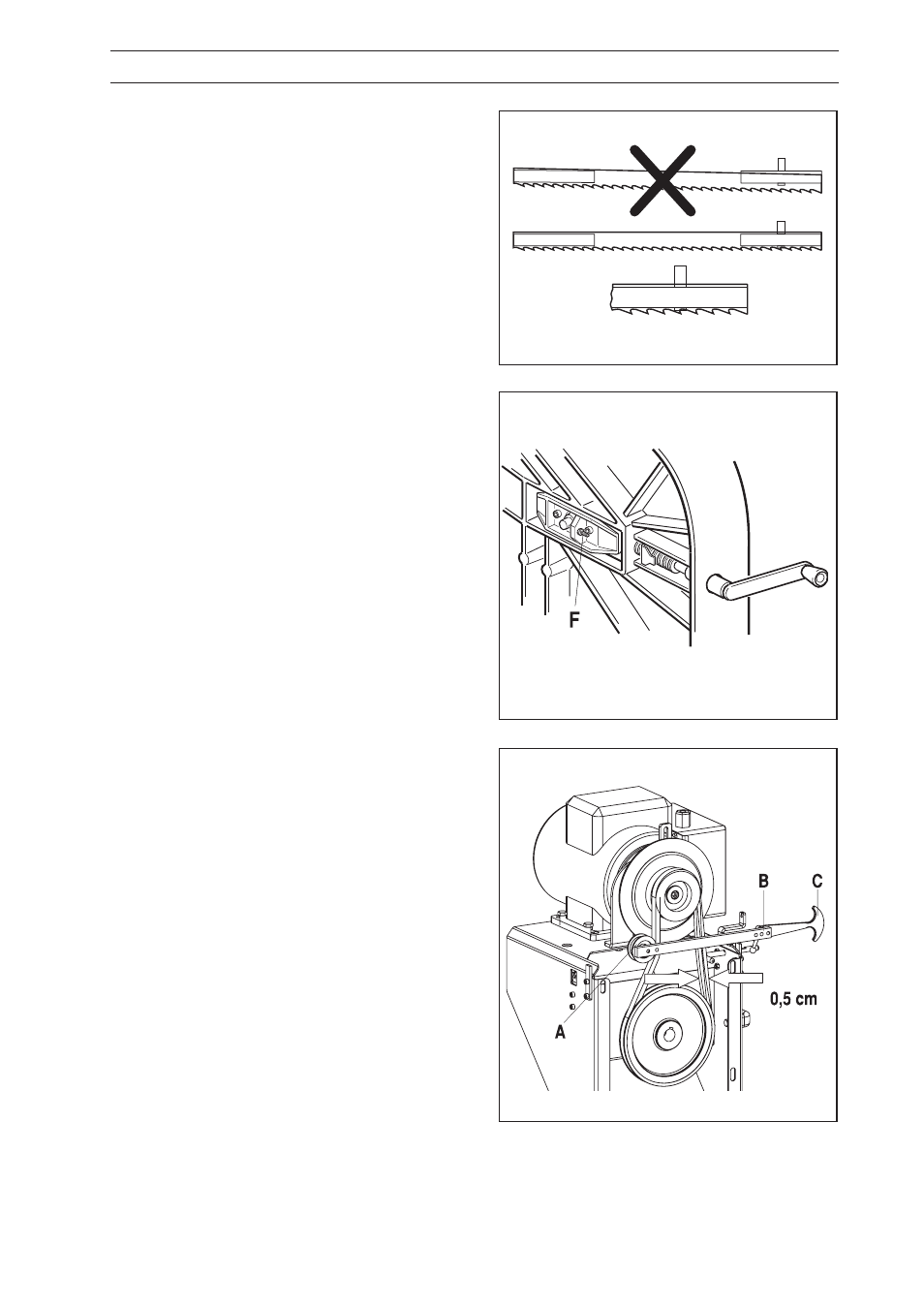 Maintenance, Band wheel adjustment, Drive belt (fig. 63) | Husqvarna SMB 70 User Manual | Page 33 / 40