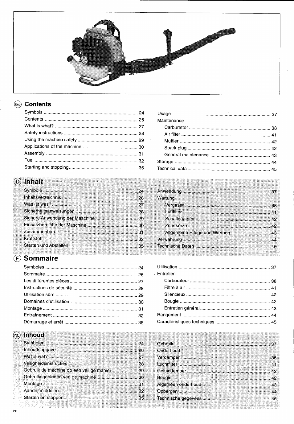 Husqvarna 140 B User Manual | Page 27 / 46