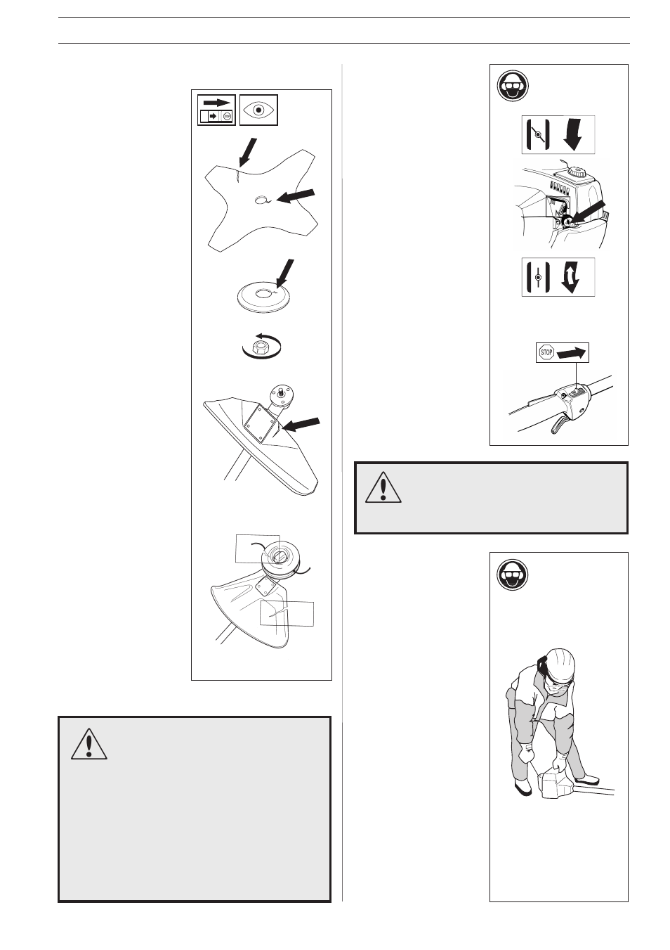 Start and stop | Husqvarna 325RJX-Series User Manual | Page 17 / 36