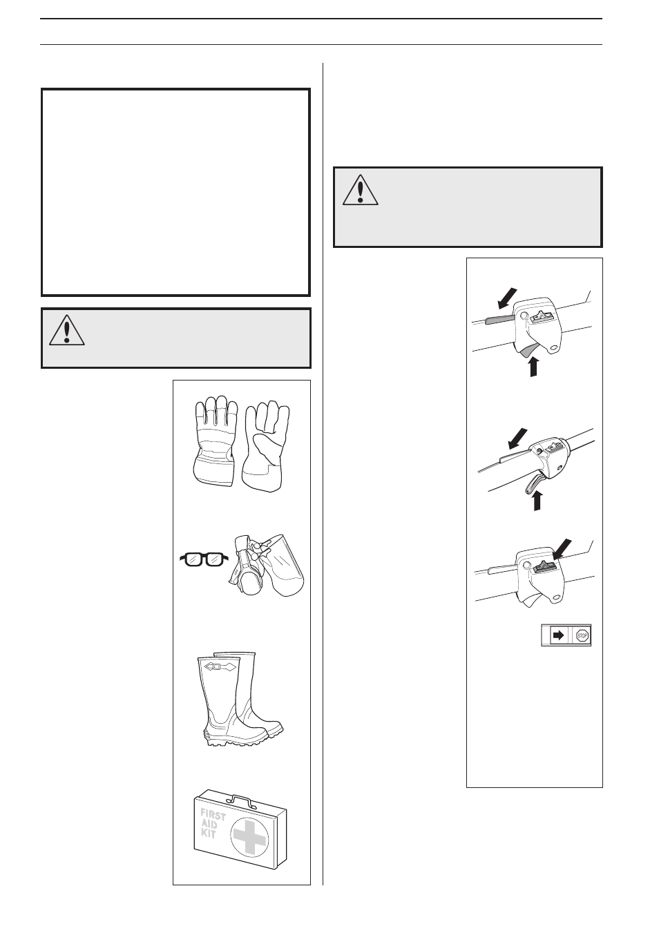 Safety instructions | Husqvarna 325RJX-Series User Manual | Page 4 / 36