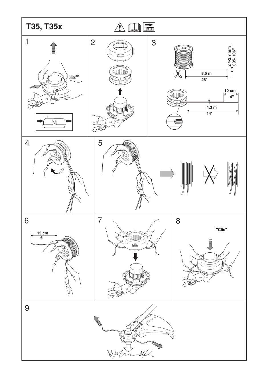 T35, t35x | Husqvarna 235F User Manual | Page 36 / 44