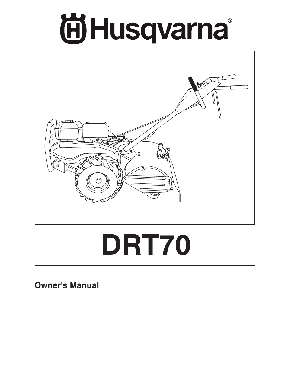 Husqvarna DRT70 User Manual | 28 pages