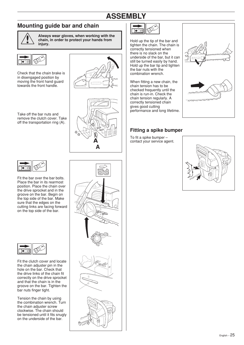 Assembly | Husqvarna 61 User Manual | Page 25 / 36