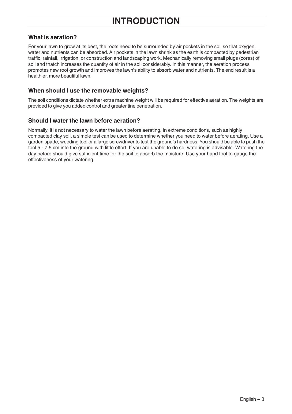 Introduction | Husqvarna AR19 User Manual | Page 5 / 56