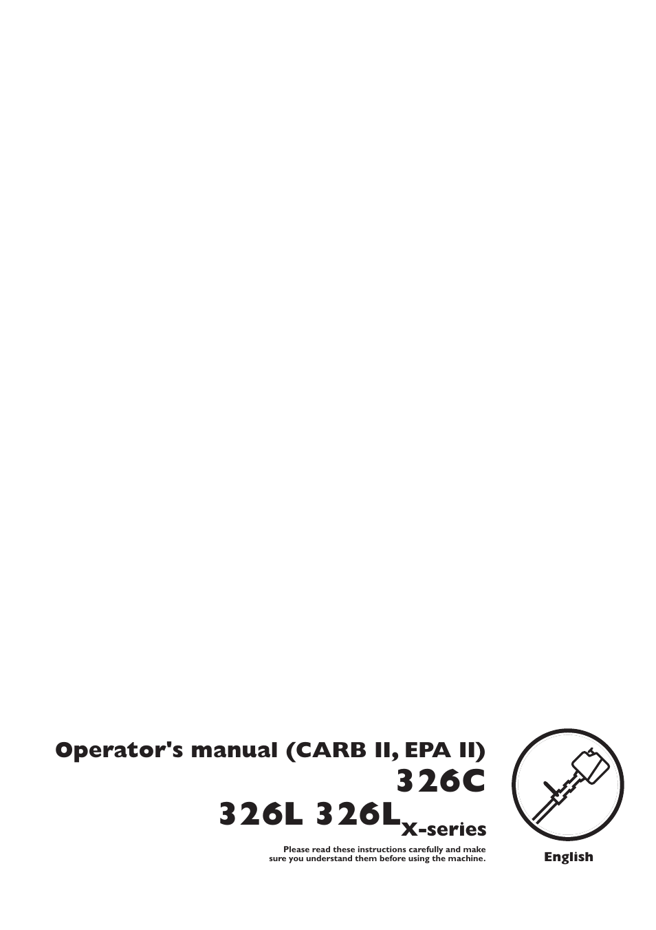 Husqvarna 326C User Manual | 36 pages