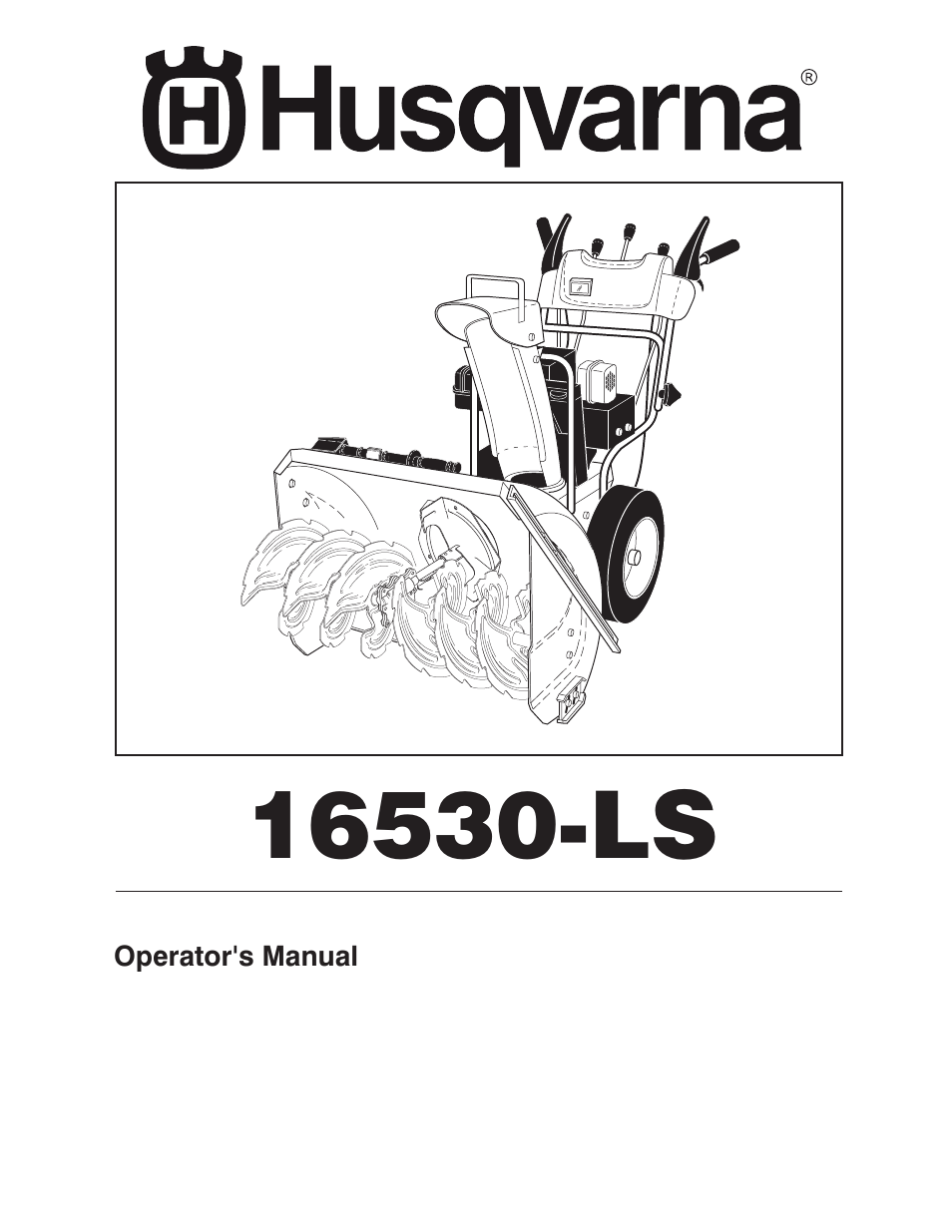 Husqvarna 16530-LS User Manual | 24 pages