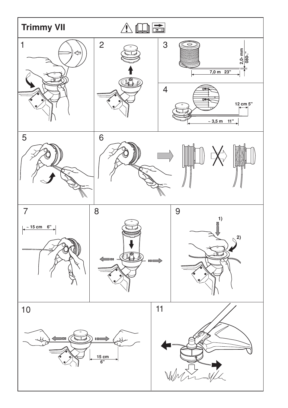 Trimmy vii | Husqvarna 326C User Manual | Page 28 / 40