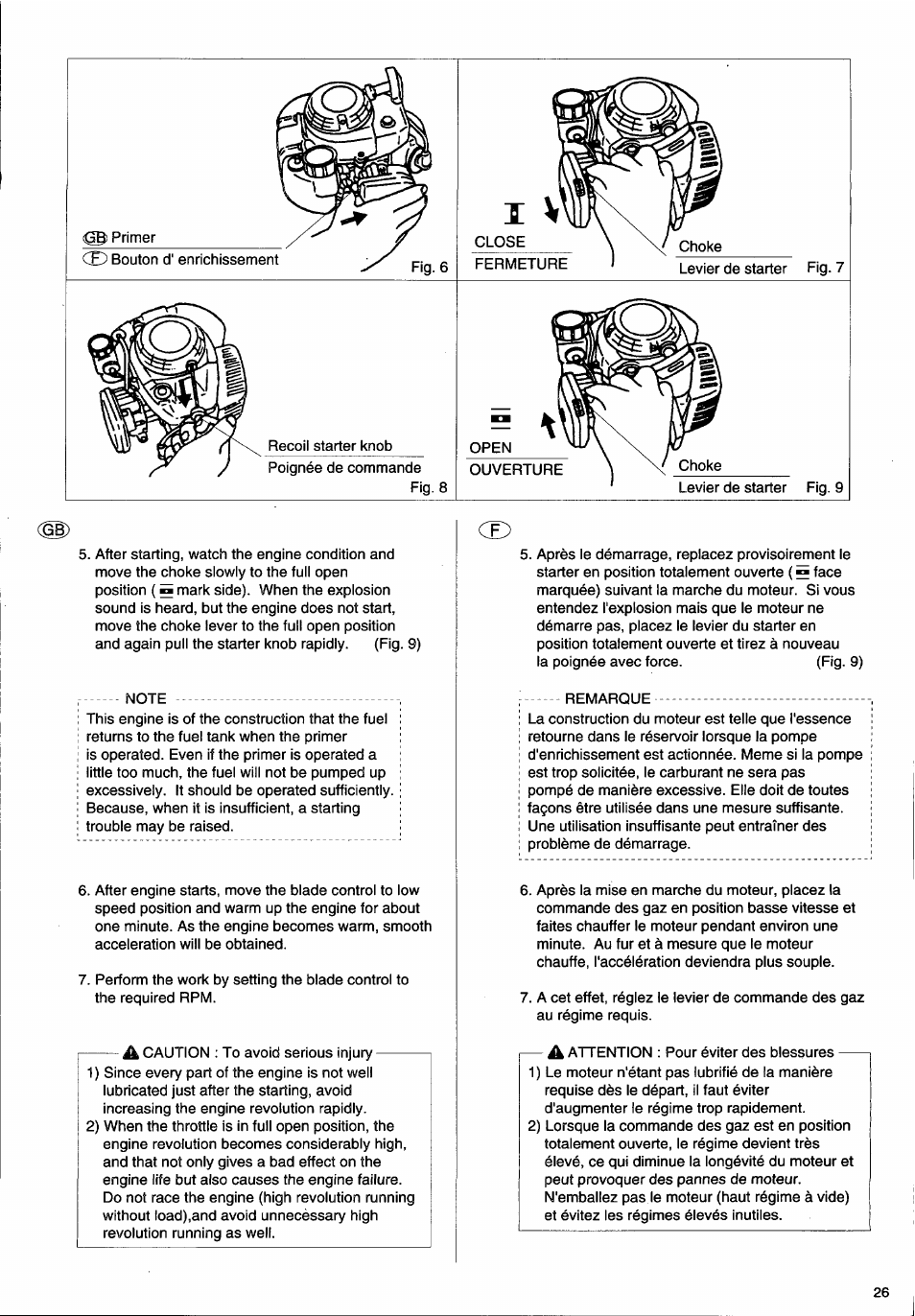 Husqvarna 26H User Manual | Page 27 / 41