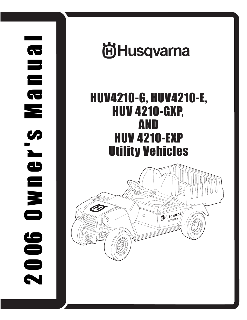 Husqvarna HUV4210-EXP User Manual | 56 pages