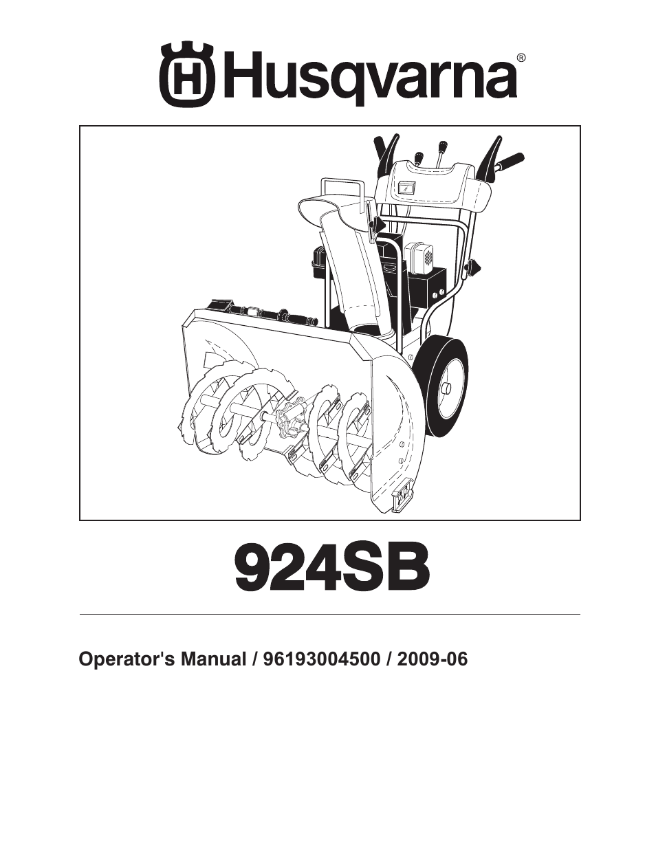 Husqvarna 96193004500 User Manual | 20 pages