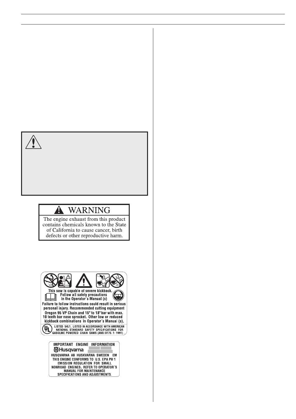 Husqvarna 49 User Manual | Page 3 / 36