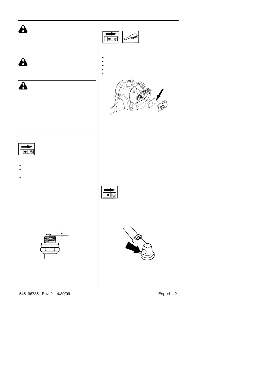 Maintenance | Husqvarna 128RJ User Manual | Page 21 / 27