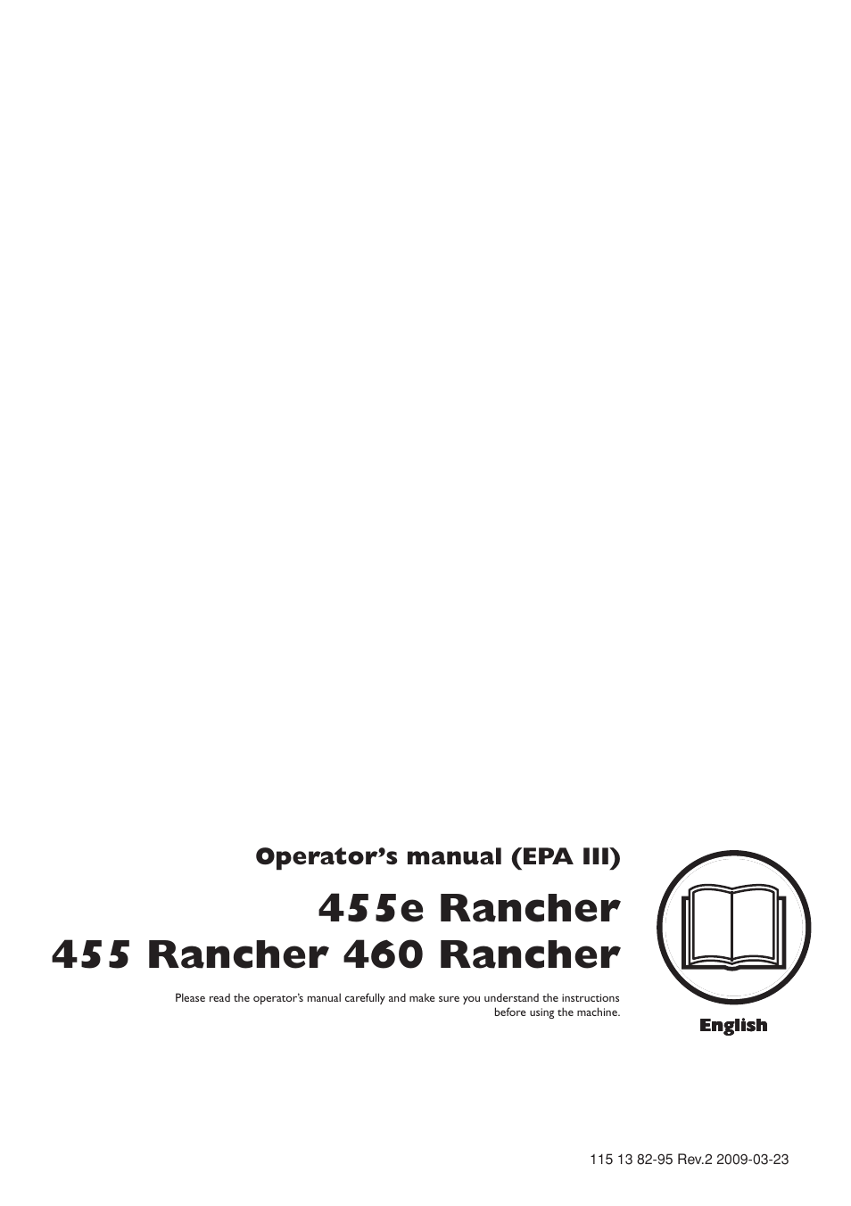 Husqvarna 115 13 82-95 User Manual | 44 pages