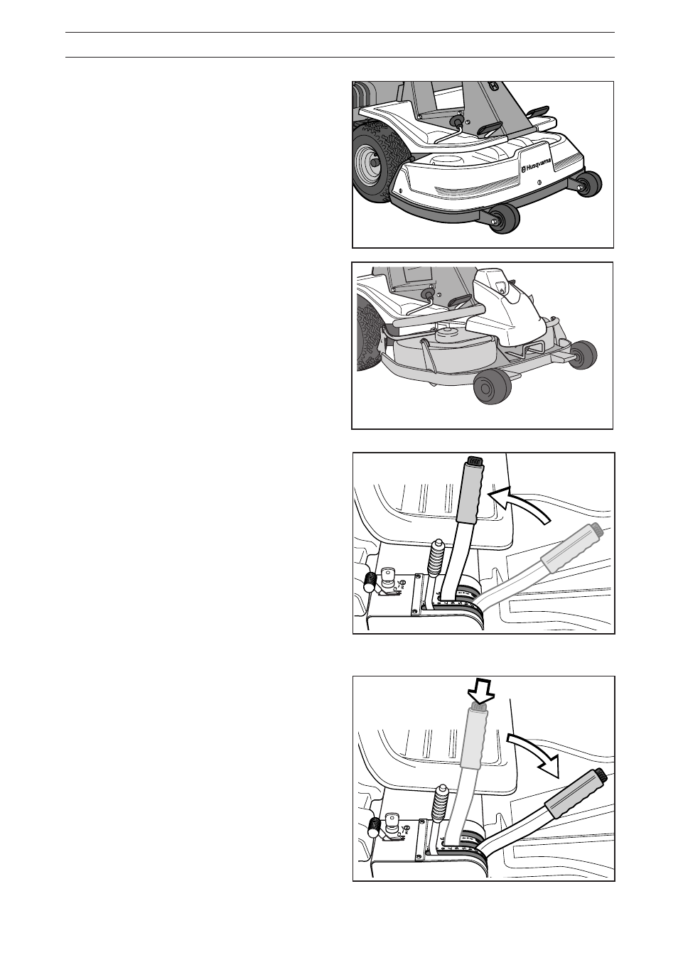 Presentation, Cutting unit, Lift lever for cutting unit | Husqvarna 11 Bio/13 H Bio User Manual | Page 11 / 43