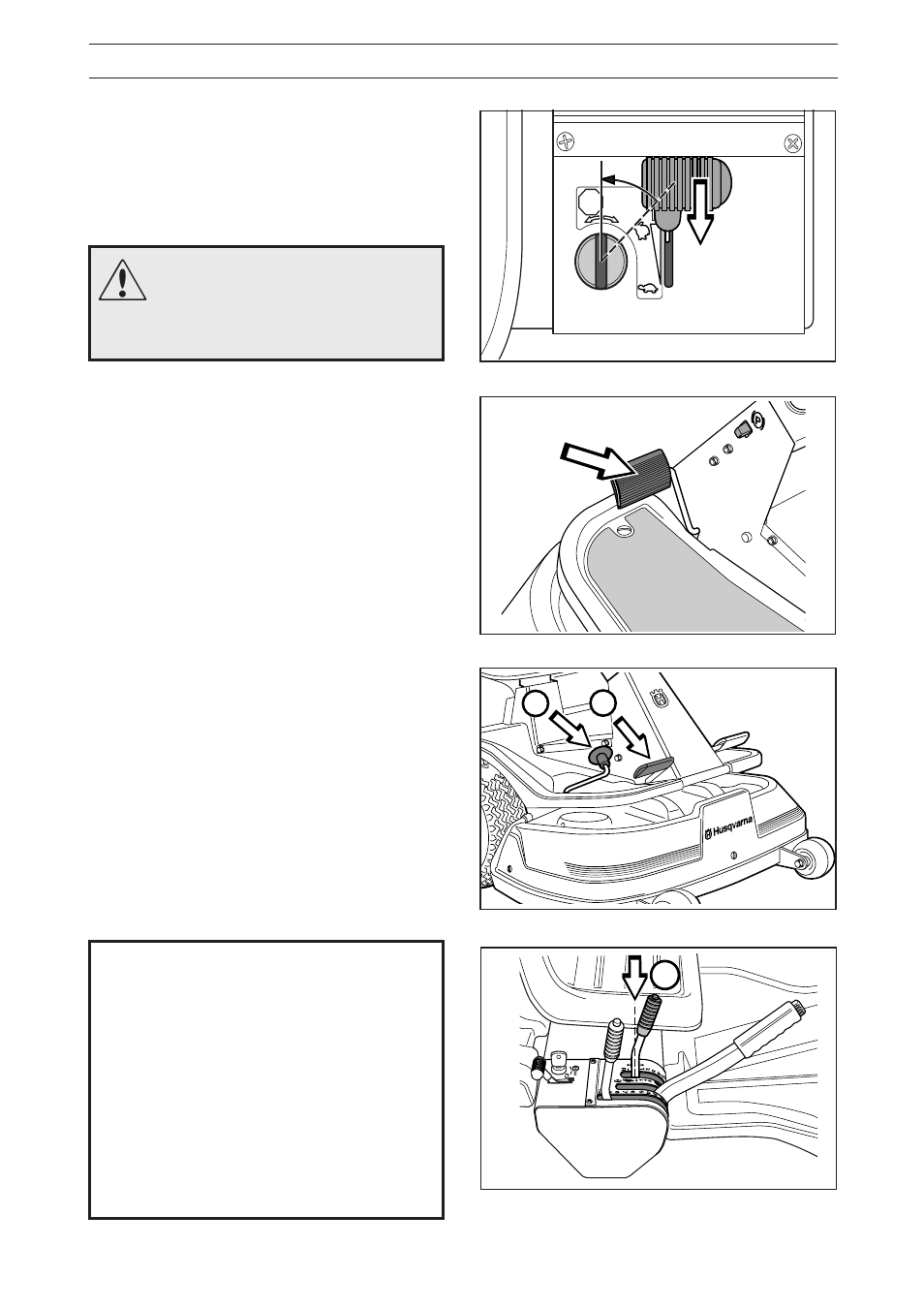Driving | Husqvarna 11 Bio/13 H Bio User Manual | Page 15 / 43