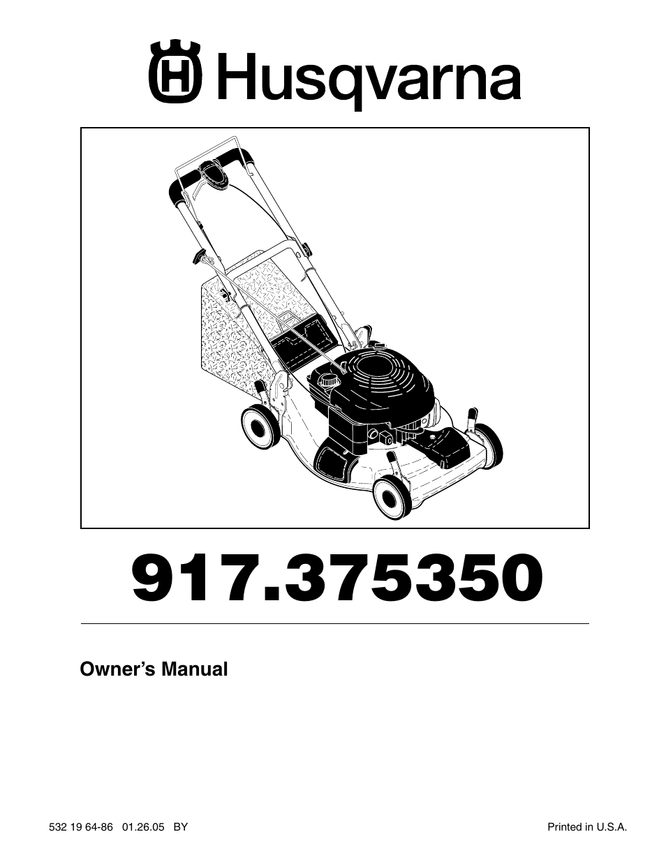 Husqvarna 917.37535 User Manual | 20 pages