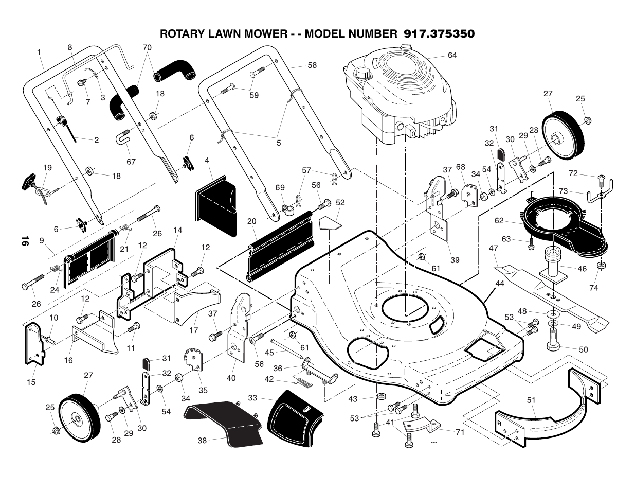 Repair parts (a) | Husqvarna 917.37535 User Manual | Page 16 / 20