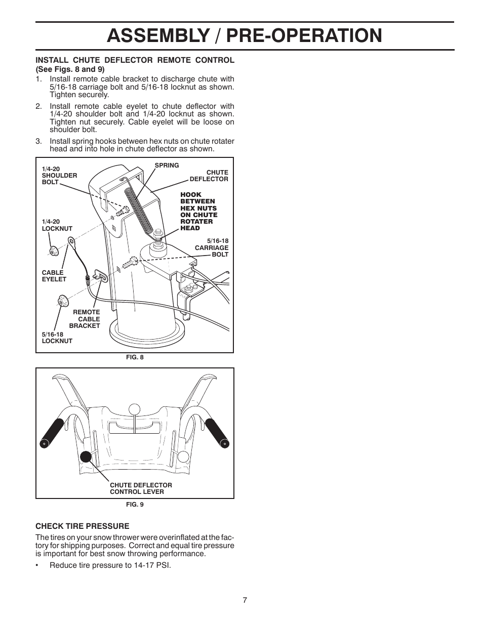 Assembly / pre-operation | Husqvarna 16530-XLS User Manual | Page 7 / 28