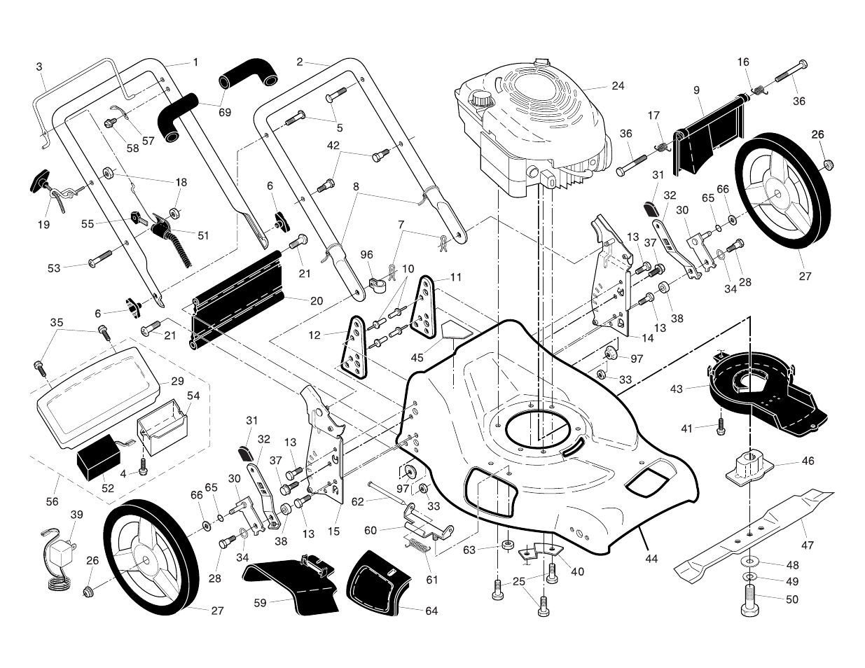 Repair parts | Husqvarna 67521 ES User Manual | Page 17 / 21