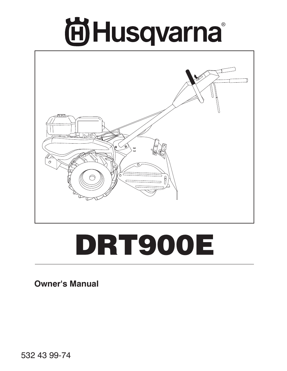 Husqvarna DRT900E User Manual | 28 pages