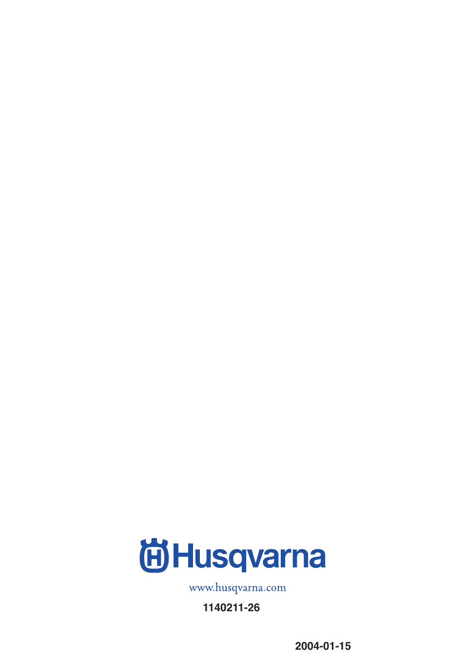 Husqvarna 125BT User Manual | Page 20 / 20