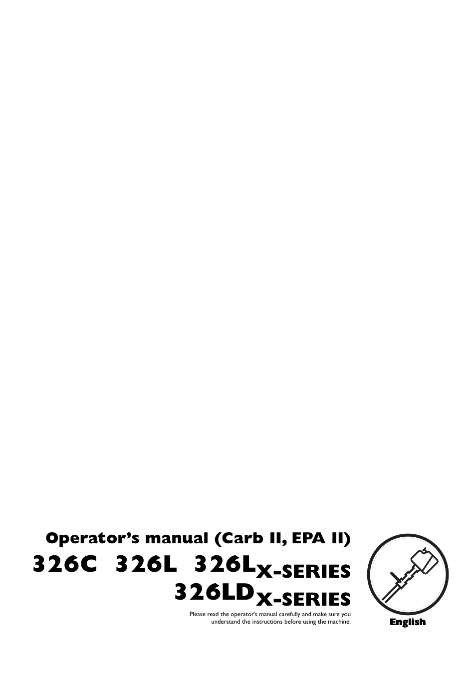 Husqvarna 326Lx User Manual | 40 pages