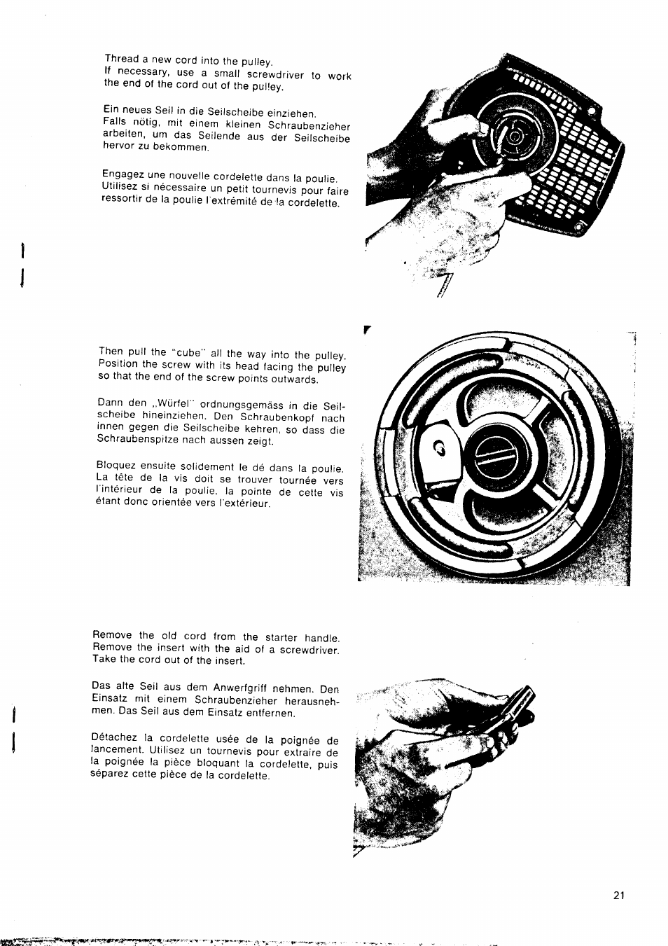 Husqvarna 1100 CD User Manual | Page 21 / 38