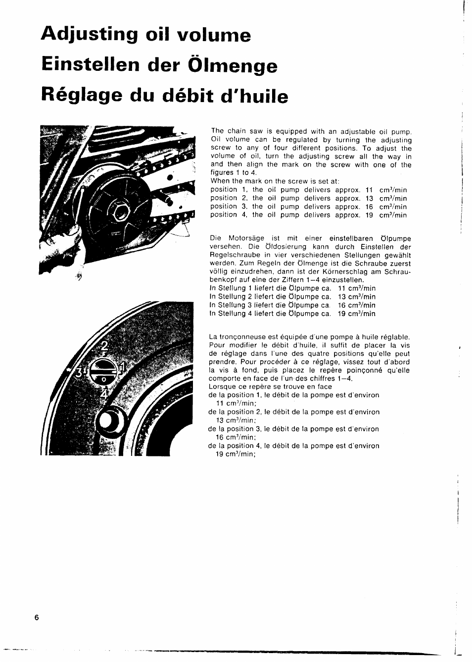 Husqvarna 1100 CD User Manual | Page 6 / 38