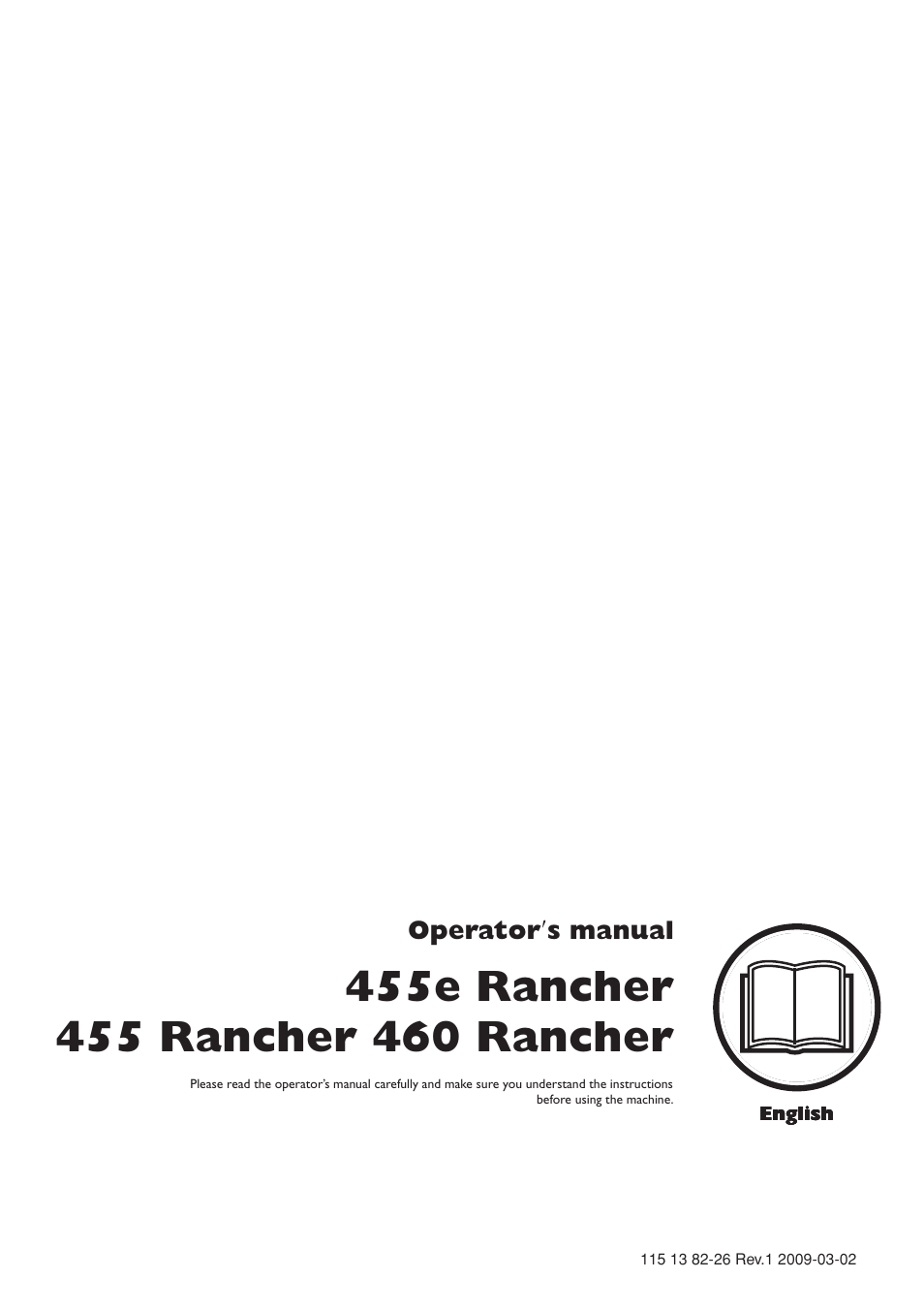Husqvarna Rancher 455 User Manual | 44 pages