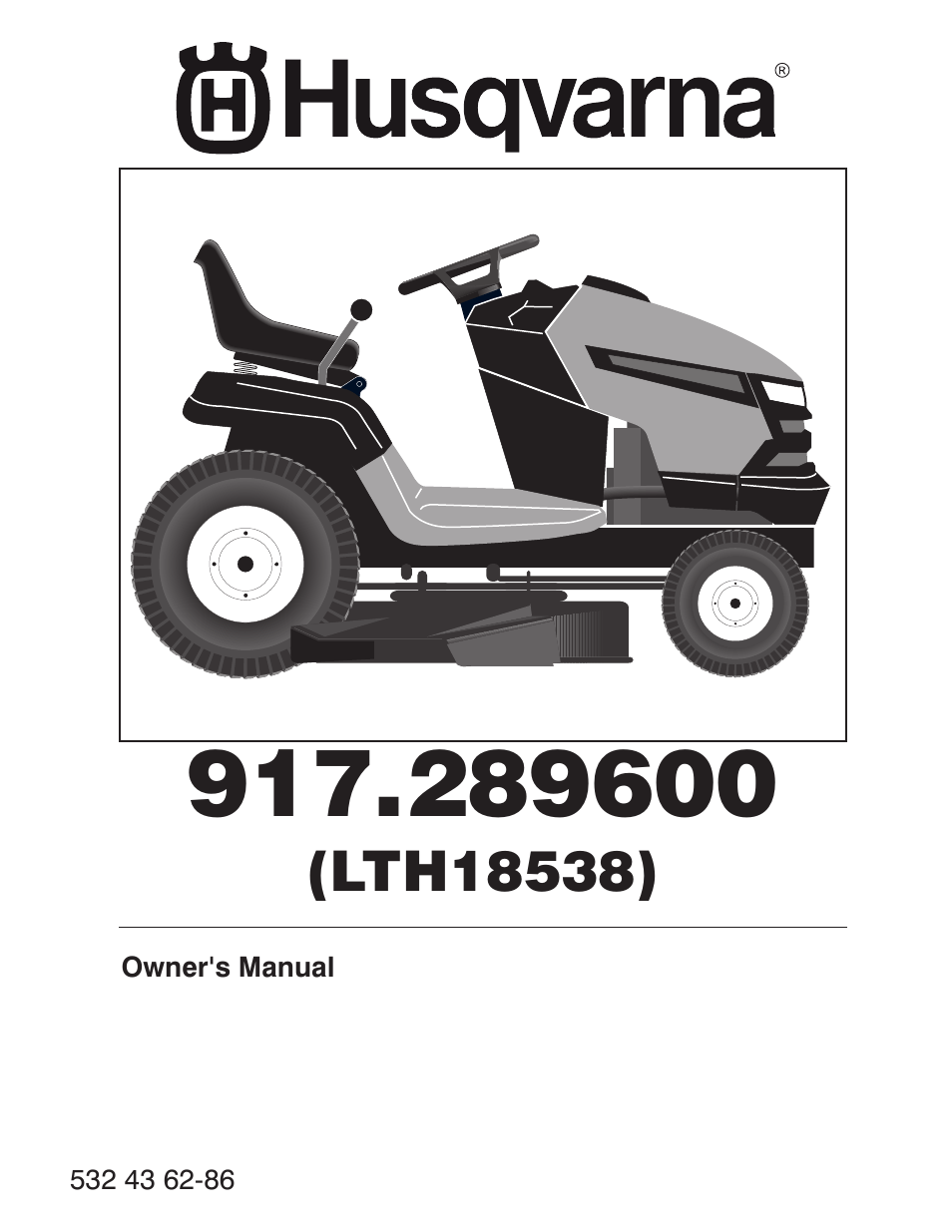 Husqvarna 917.2896 User Manual | 52 pages