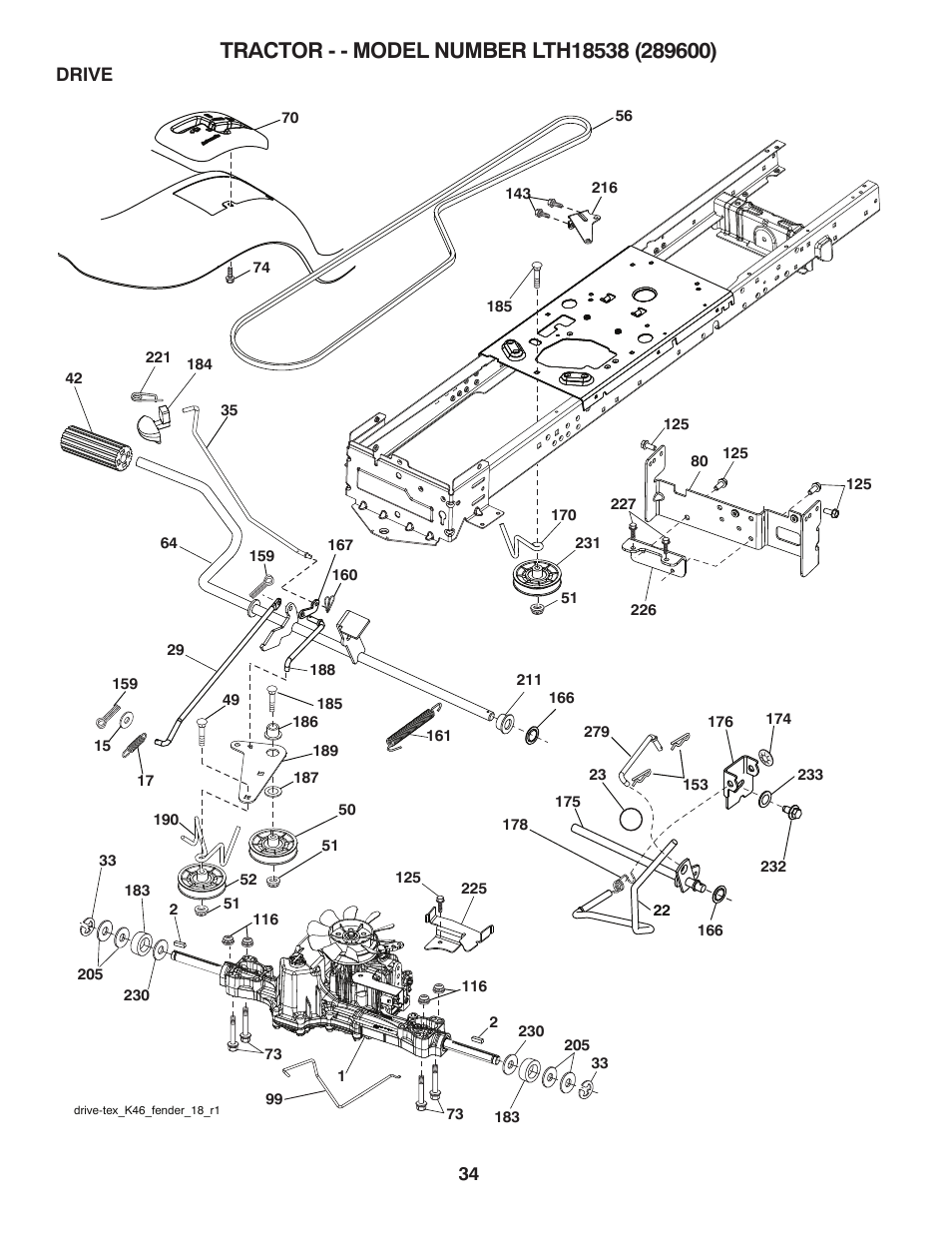 Drive | Husqvarna 917.2896 User Manual | Page 34 / 52