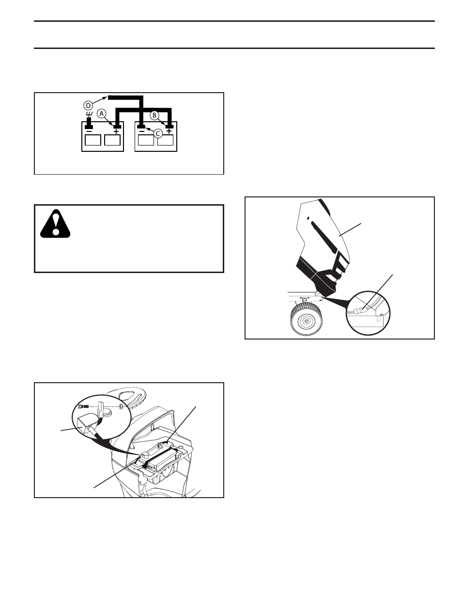 Service and adjustments, Engine, Transmission | Husqvarna YTH2242 TF User Manual | Page 23 / 44