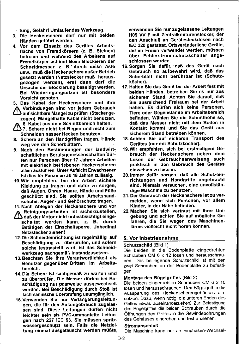 Husqvarna 600H User Manual | Page 12 / 54