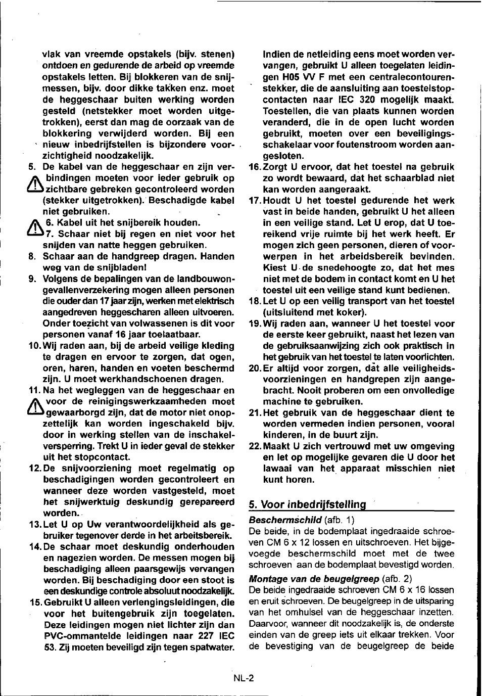 Husqvarna 600H User Manual | Page 24 / 54