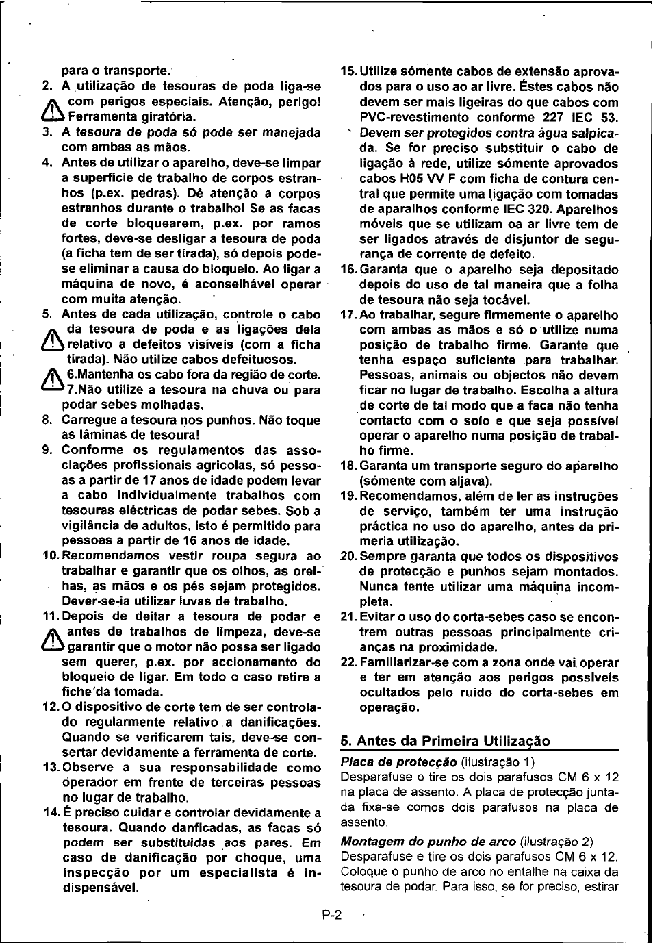 Husqvarna 600H User Manual | Page 36 / 54