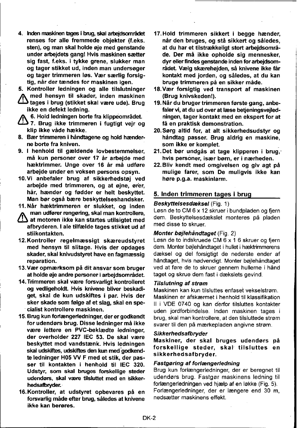 Husqvarna 600H User Manual | Page 44 / 54