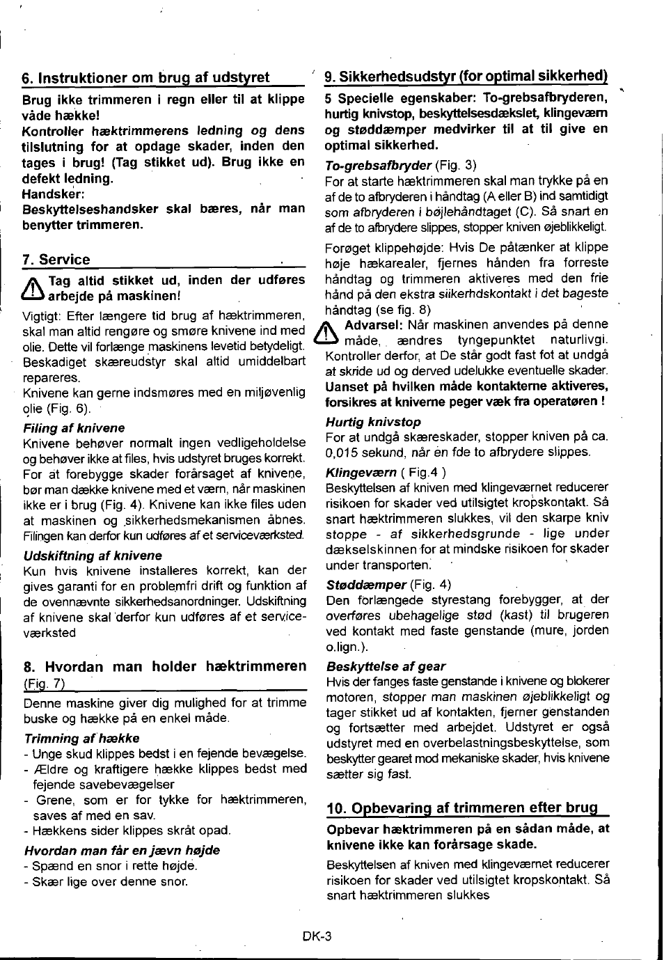 Husqvarna 600H User Manual | Page 45 / 54