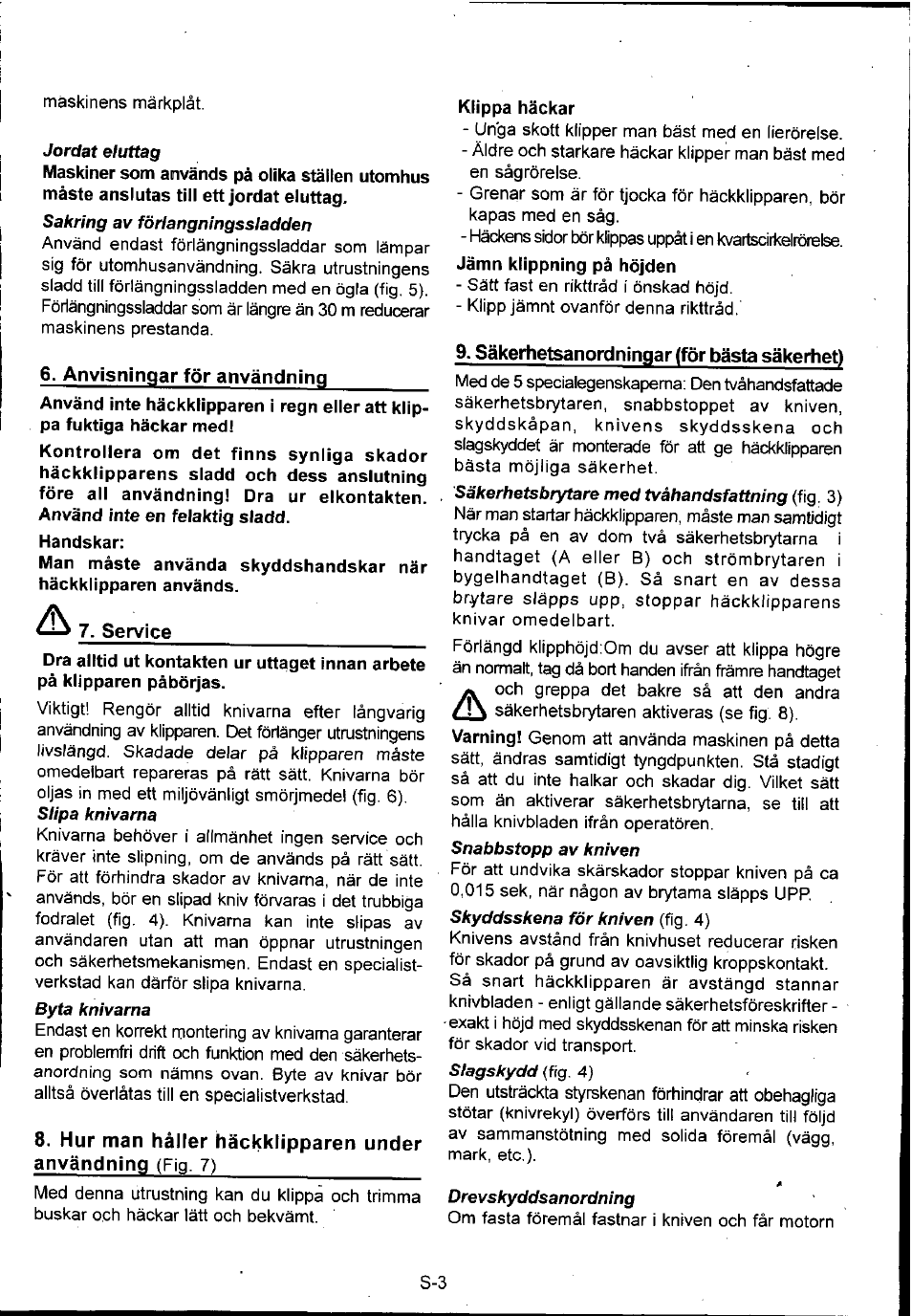 Husqvarna 600H User Manual | Page 52 / 54