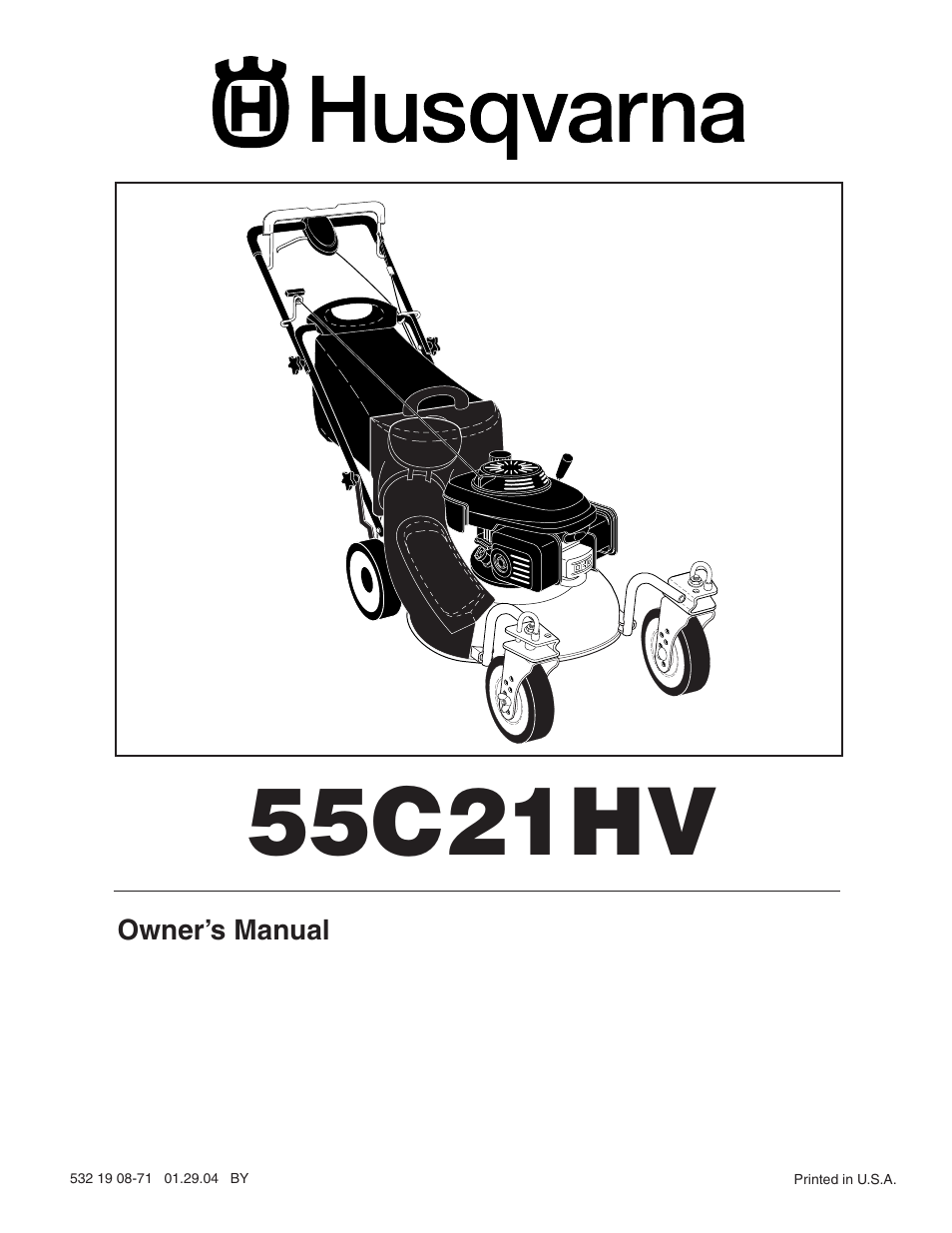 Husqvarna 55C21HV User Manual | 24 pages