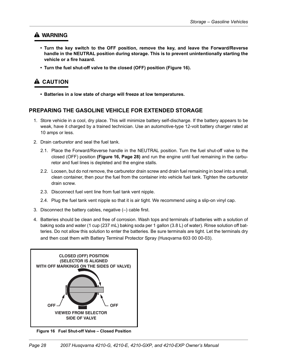 Husqvarna HUV4210-G User Manual | Page 30 / 60