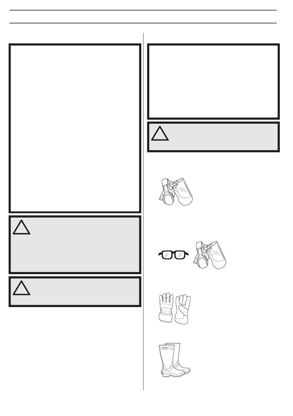 Important, Personal protective equipment, General safety preca utions | Impor tant personal protective equipment | Husqvarna 324LX-Series User Manual | Page 6 / 36