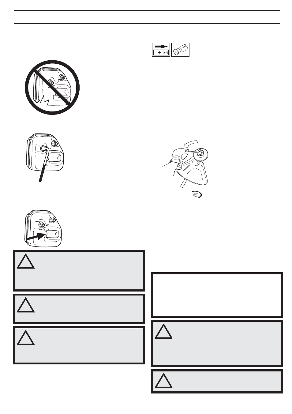 Locking nut, Cutting equipment, General safety precautions | Husqvarna 324LX-Series User Manual | Page 9 / 36