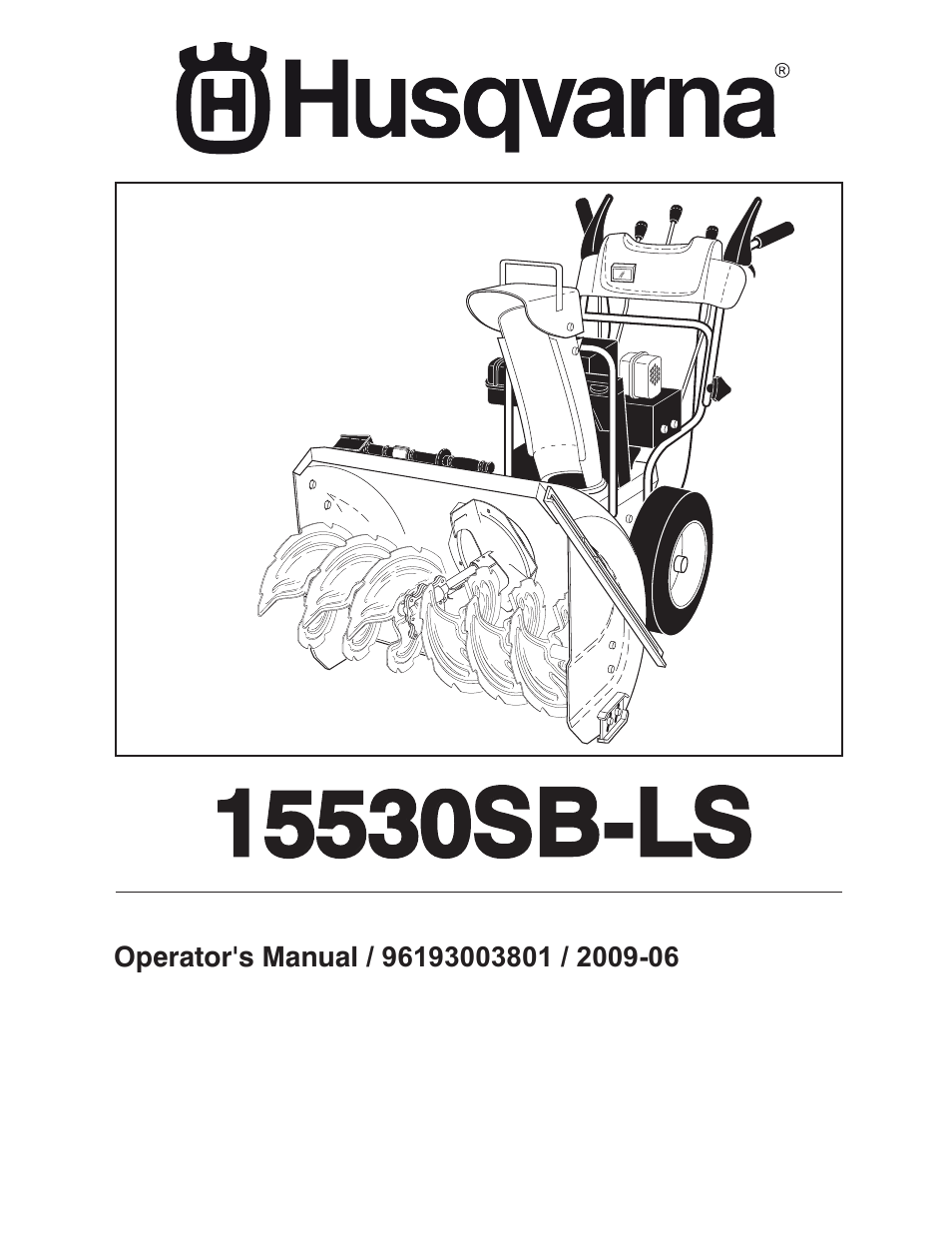 Husqvarna 15530SB-LS User Manual | 24 pages