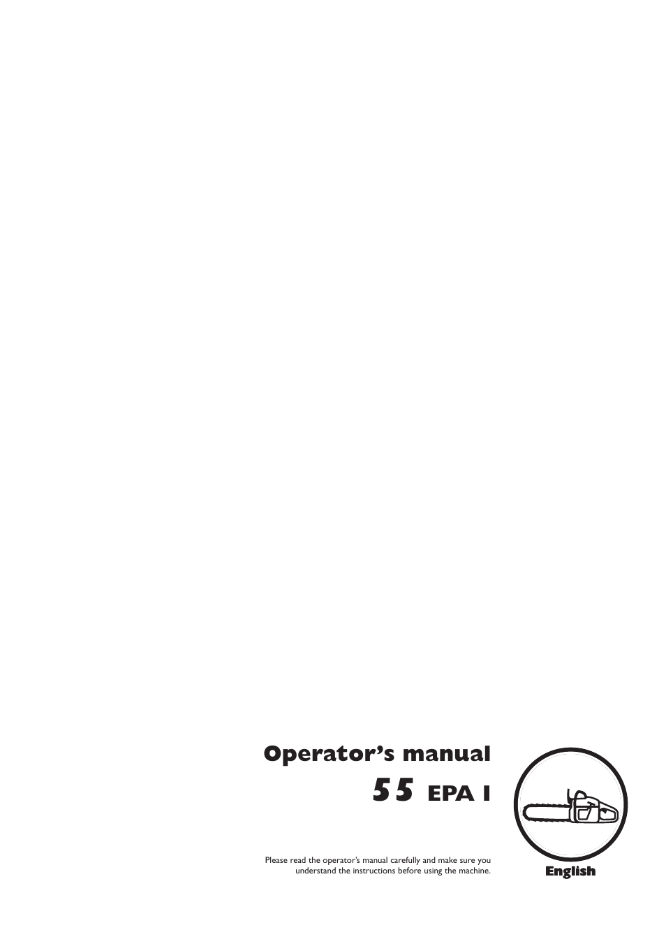 Husqvarna 55 EPA I User Manual | 44 pages