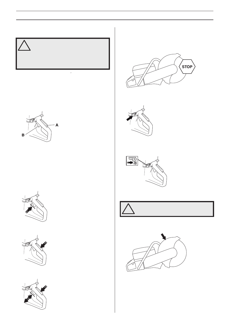 General, Throttle lockout, Stop switch | Guard for the blade, Machine´s safety equipment | Husqvarna Cut-n-Break K 760 User Manual | Page 6 / 28