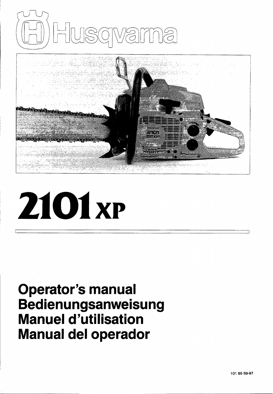 Husqvarna 2101xp User Manual | 42 pages