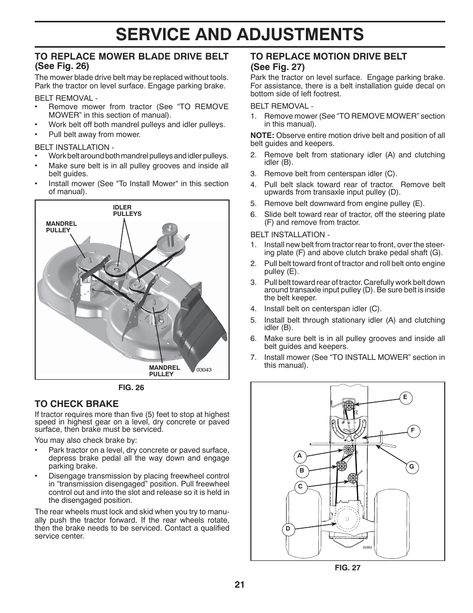 Service and adjustments | Husqvarna 532 42 20-50_R1 User Manual | Page 21 / 45